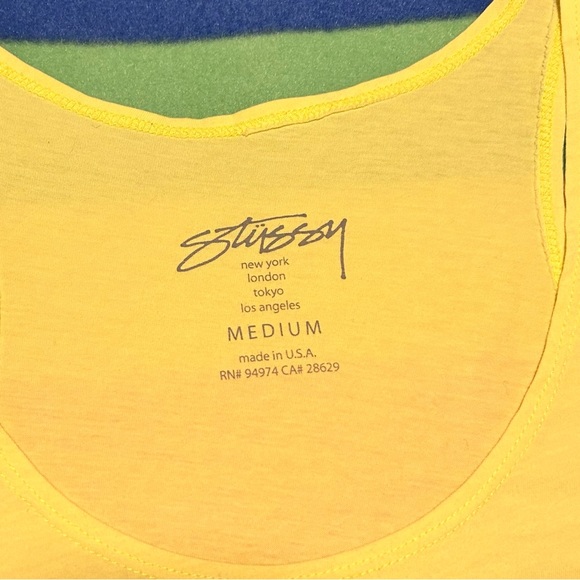 🏄🏻STUSSY COTTON SURF LOGO TANK🏄🏽♀️ - Picture 5 of 9